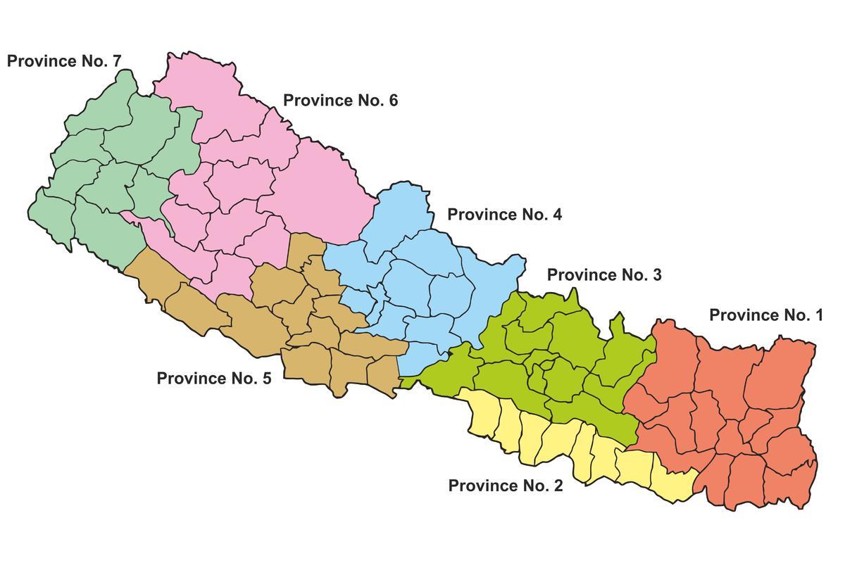 μέλος χάρτη του νεπάλ