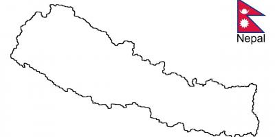 Χάρτης του νεπάλ περίγραμμα