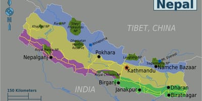 Mt everest nepal χάρτης